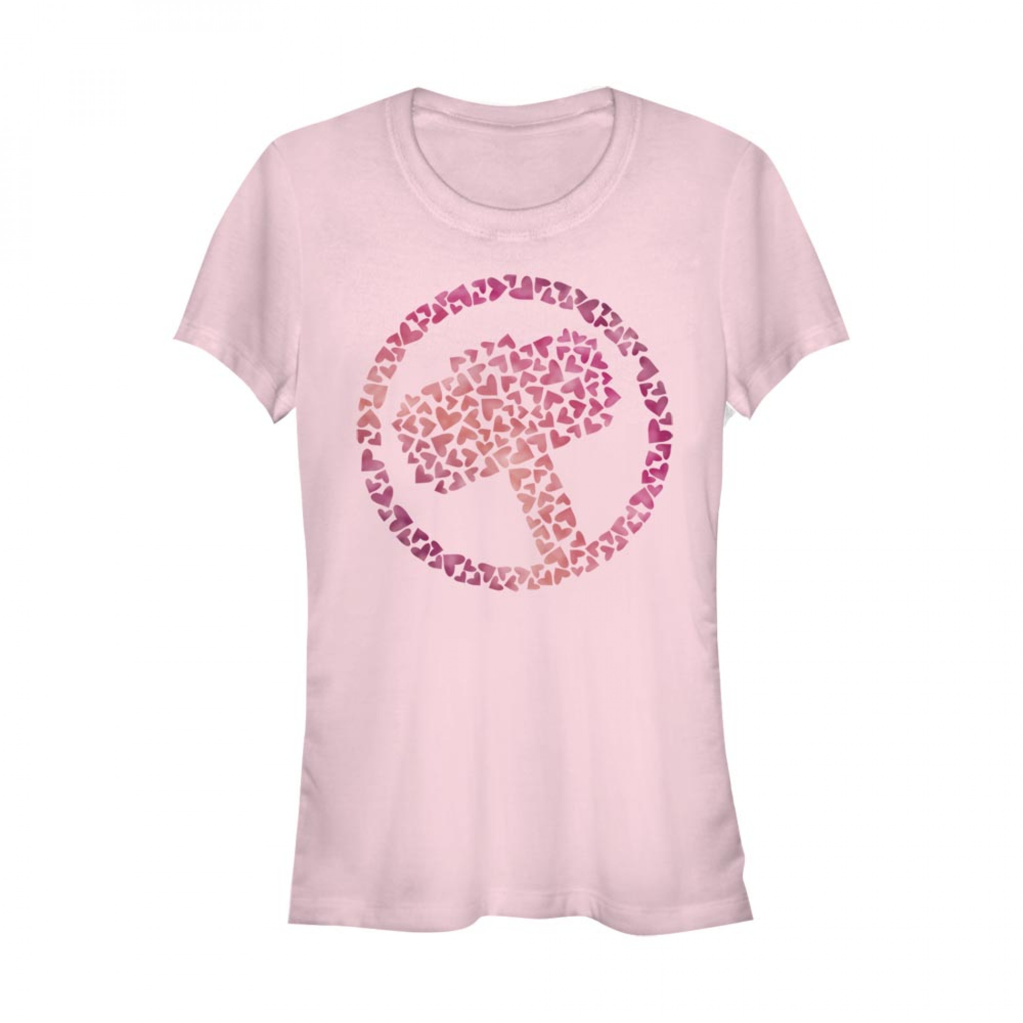 Thor Hearts Logo Women's Pink T-Shirt